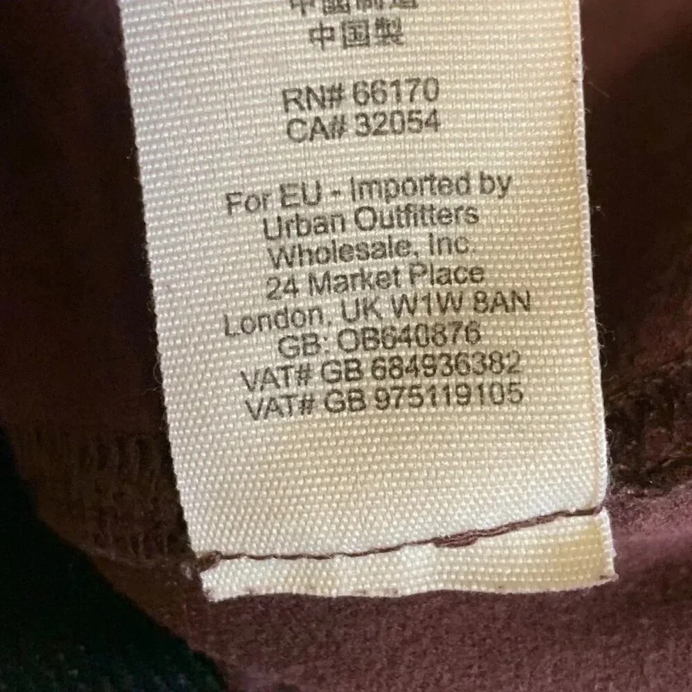 Free People Women's Faux Leather‎ Mid Rise Vegan Leggings In Wine Size 25